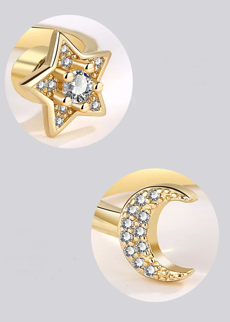 Cosmic Glow - Stylish Spinner Fidget Ring – Focus in Style - Gold Edition