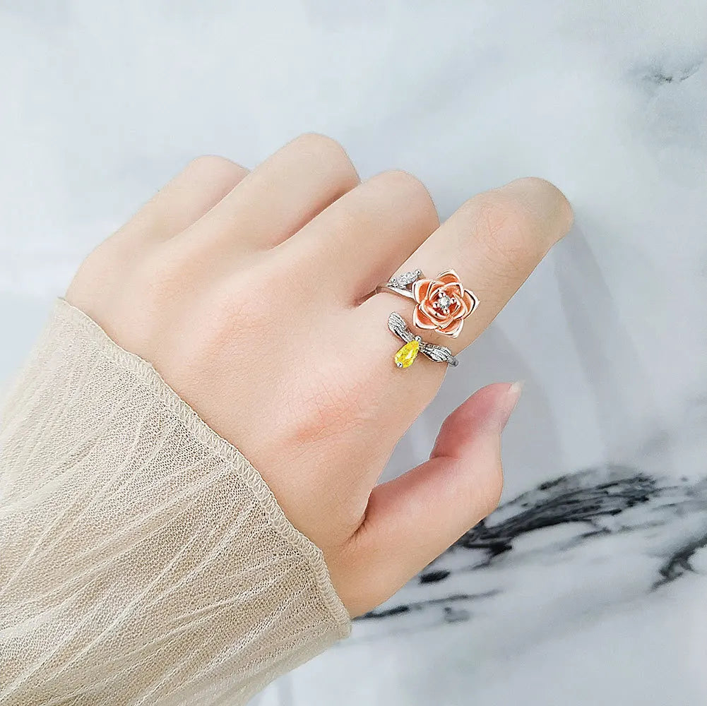 Eternal Rose - Daily Wear Fidget Ring in Sterling Silver