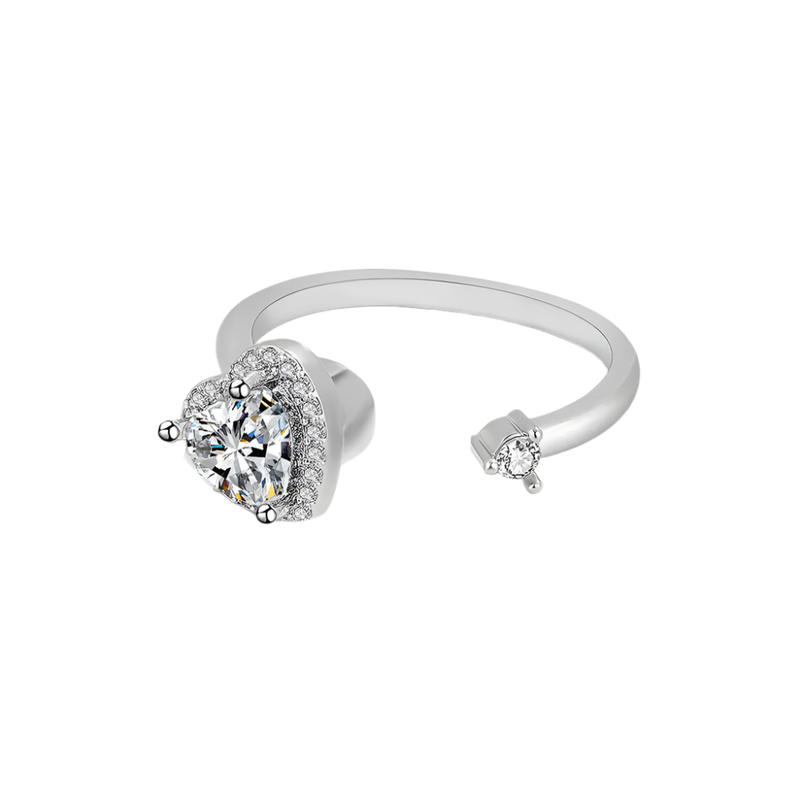 Circle of Love - Elegant ADHD Fidget Ring in 925 Sterling Silver - extra image