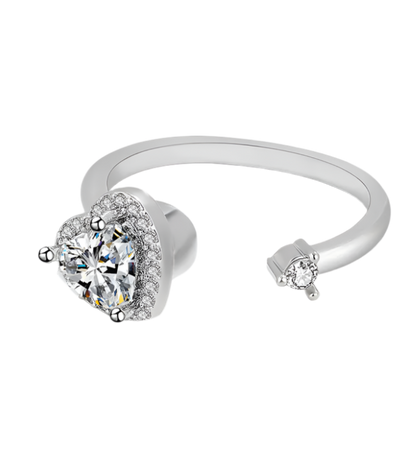Circle of Love - Elegant ADHD Fidget Ring in 925 Sterling Silver