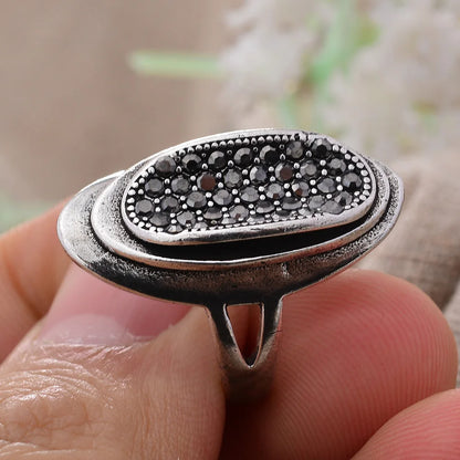 Sacred Sensuality – Textured Rub Fidget Ring (Silver)