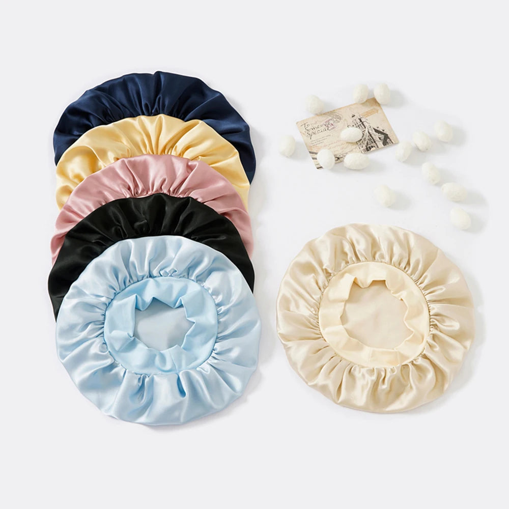 LunaSilk™ Sleep Bonnet – Luxury Hair Wrap for Sleeping