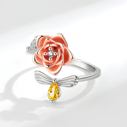 Eternal Rose - Daily Wear Fidget Ring in Sterling Silver