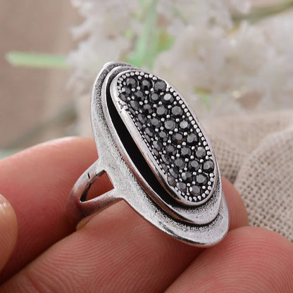 Sacred Sensuality – Textured Rub Fidget Ring (Silver)