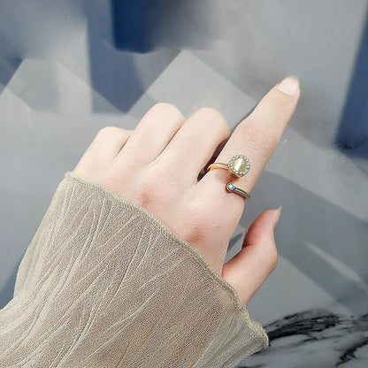 Harvest Moon - Women’s Fidget Ring – Sleek ADHD Jewelry - Gold Edition