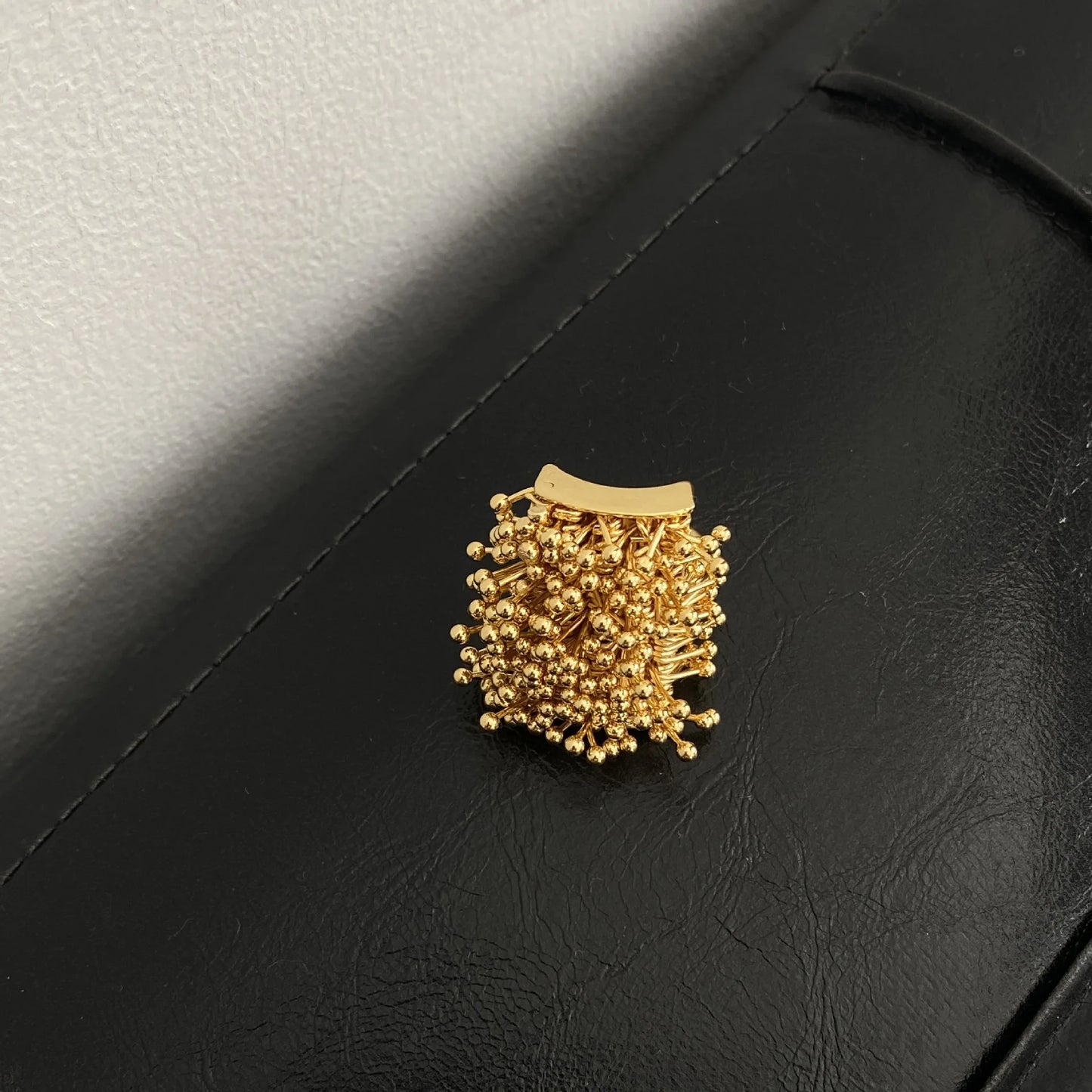 gold fidget ring textured rub multiple pins on square anxiety relief jewelry spinner ring for focus