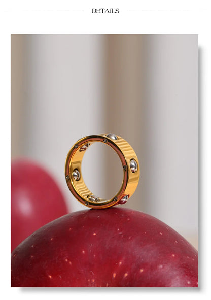 gold fidget ring bead roll wide band with beads anxiety relief jewelry spinner ring for focus