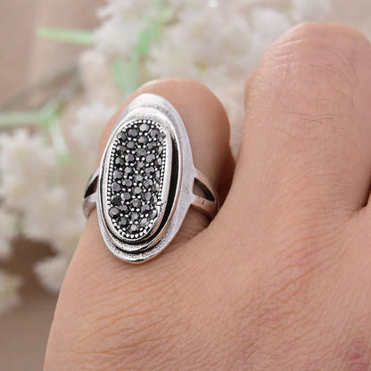 Sacred Sensuality – Textured Rub Fidget Ring (Silver)