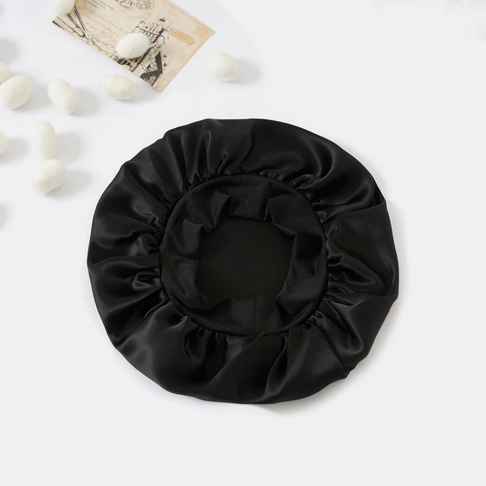 LunaSilk™ Sleep Bonnet – Luxury Hair Wrap for Sleeping