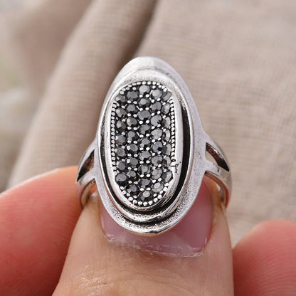 Sacred Sensuality – Textured Rub Fidget Ring (Silver)