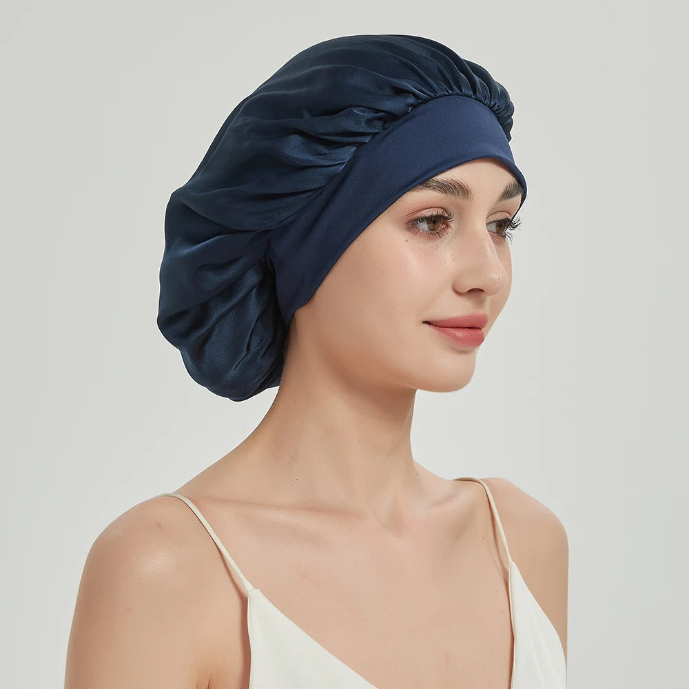 LunaSilk™ Sleep Bonnet – Luxury Hair Wrap for Sleeping