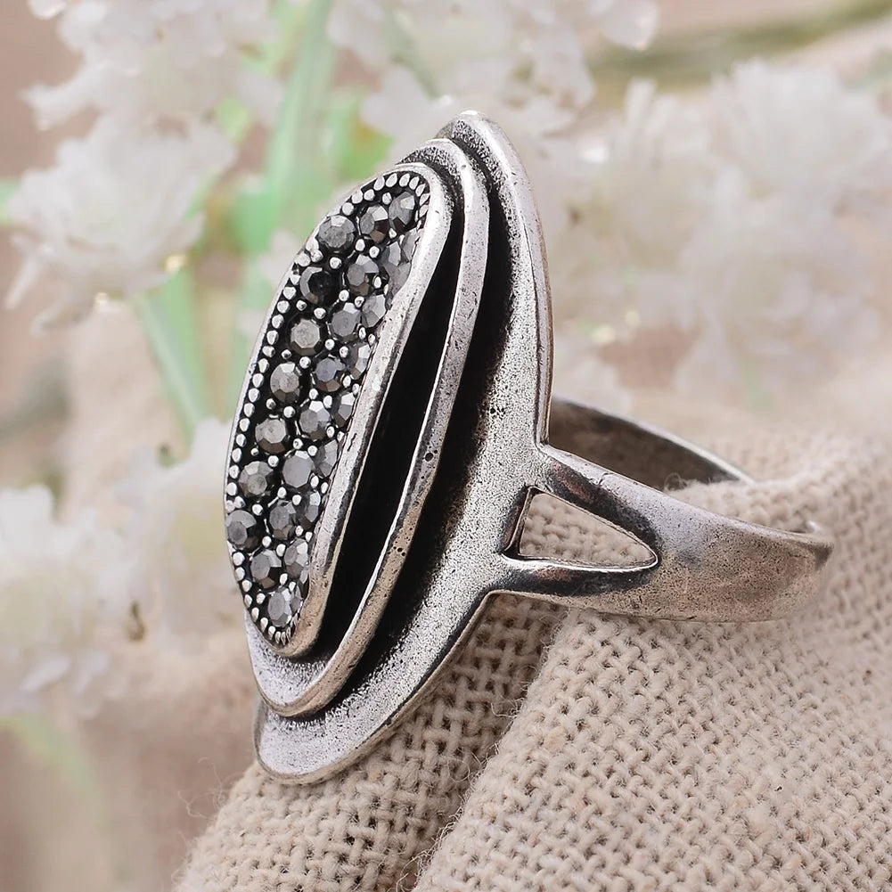 Sacred Sensuality – Textured Rub Fidget Ring (Silver)