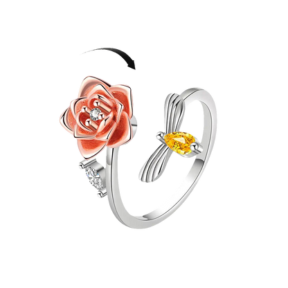 Eternal Rose - Daily Wear Fidget Ring in Sterling Silver