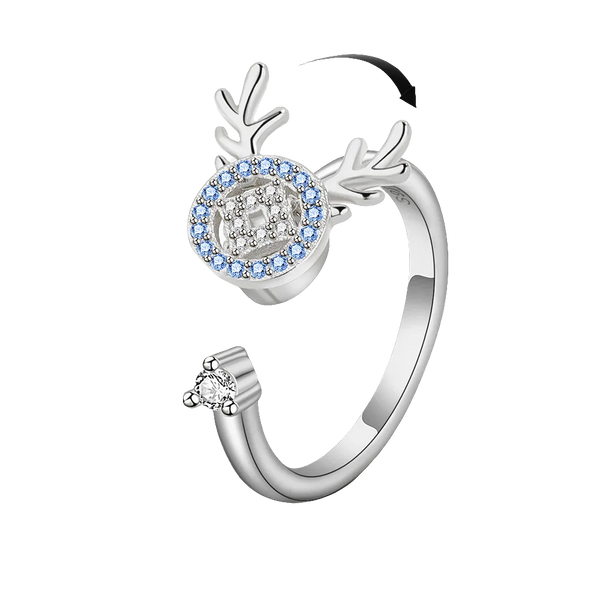 Pathfinder Hart - Sterling Silver Spinner Ring for Calm and Focus