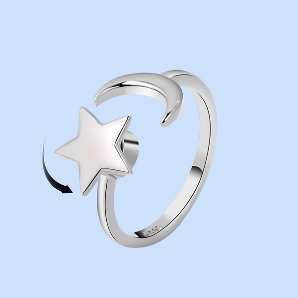Orion's Secret - Silver Spinner Ring – Refined Focus & Function